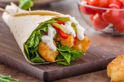 Chicken Wrap Recipes - Cooking.com.au